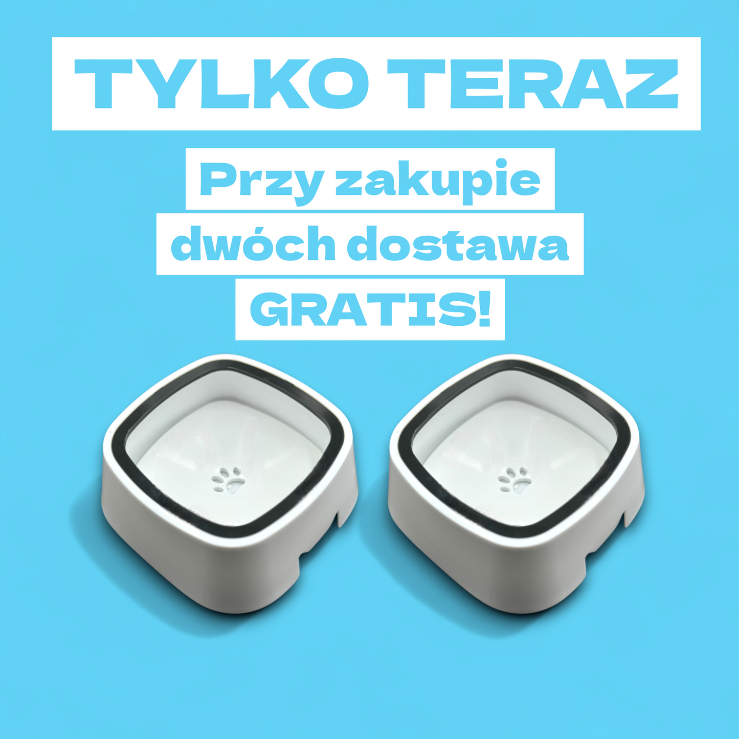 NoKropla™ - Miska z inteligentnym ogranicznikiem chlapania.